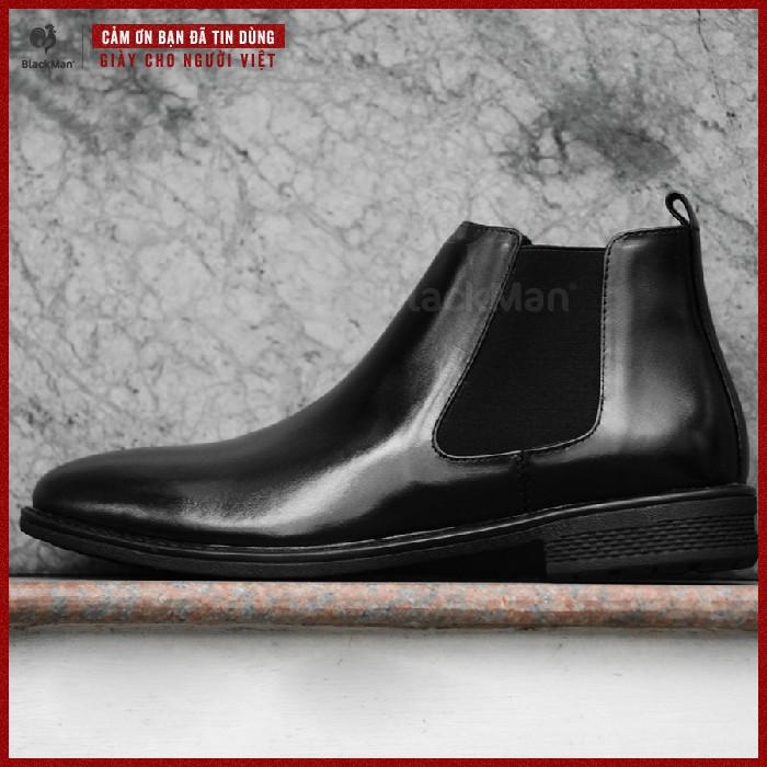 Giày Nam da bò nguyên tấm - Giày Cao Cổ Da Trơn-Chelsea Boots cho phái mạnh Mã GC45