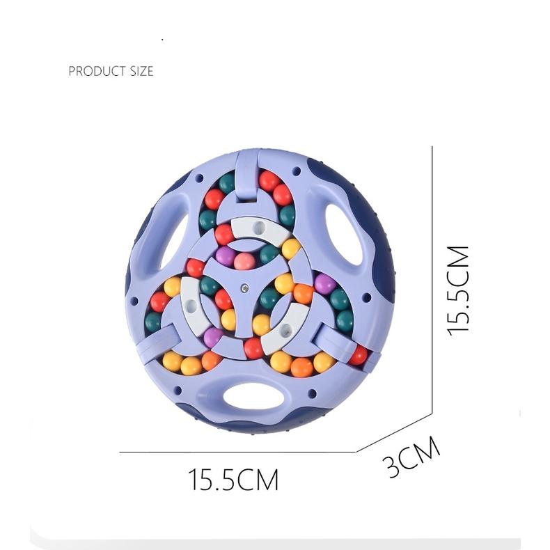 Khối lập phương Rubik Đĩa Bi 2 Mặt Ma Thuật Mặt Trời Xoay Thông Minh