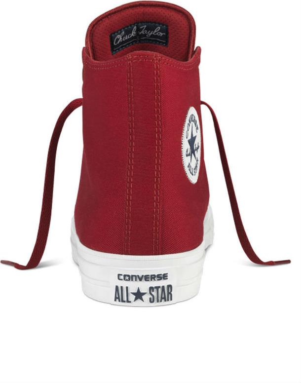 Giày Sneaker Unisex Converse Chuck Taylor All Star II Salsa Hi - Red (Size