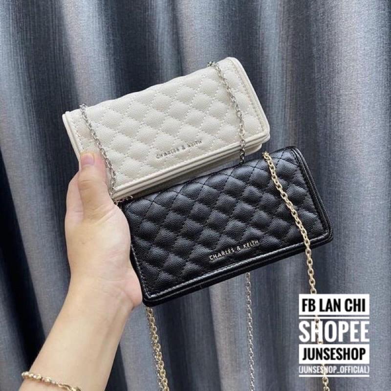 Ví Cầm Tay CCC Xuất Xịn Kèm Dây Đeo Chéo Size 20 Đựng Vừa DT Kèm Hộp