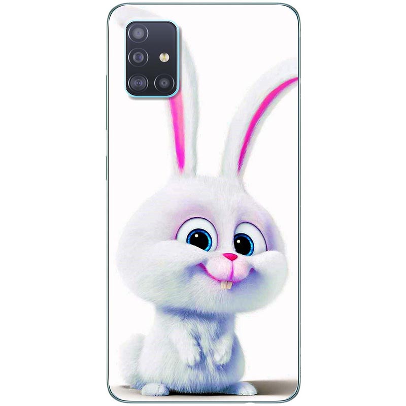 Ốp lưng dành cho Samsung A71 mẫu Thỏ mặt phởn