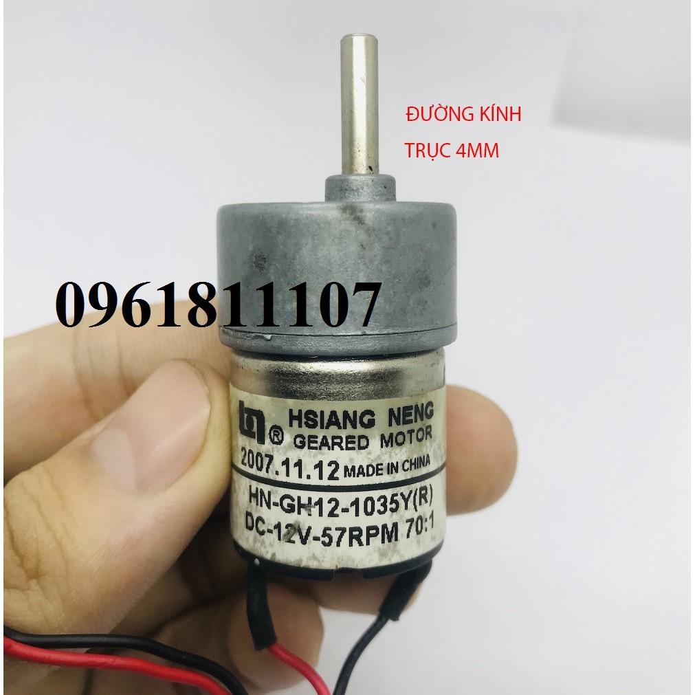 Motor giảm tốc 12V 57 VÒNG 1035