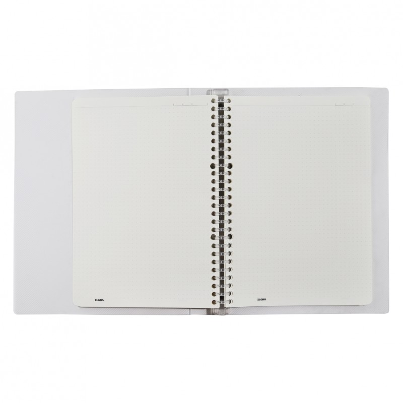 Sổ Binder File Dot Grid nhựa kẹp B5 - 40 tờ ; MS: 545