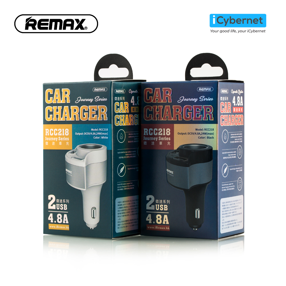 Củ sạc nhanh ô tô Remax RCC218 - Hàng chính hãng
