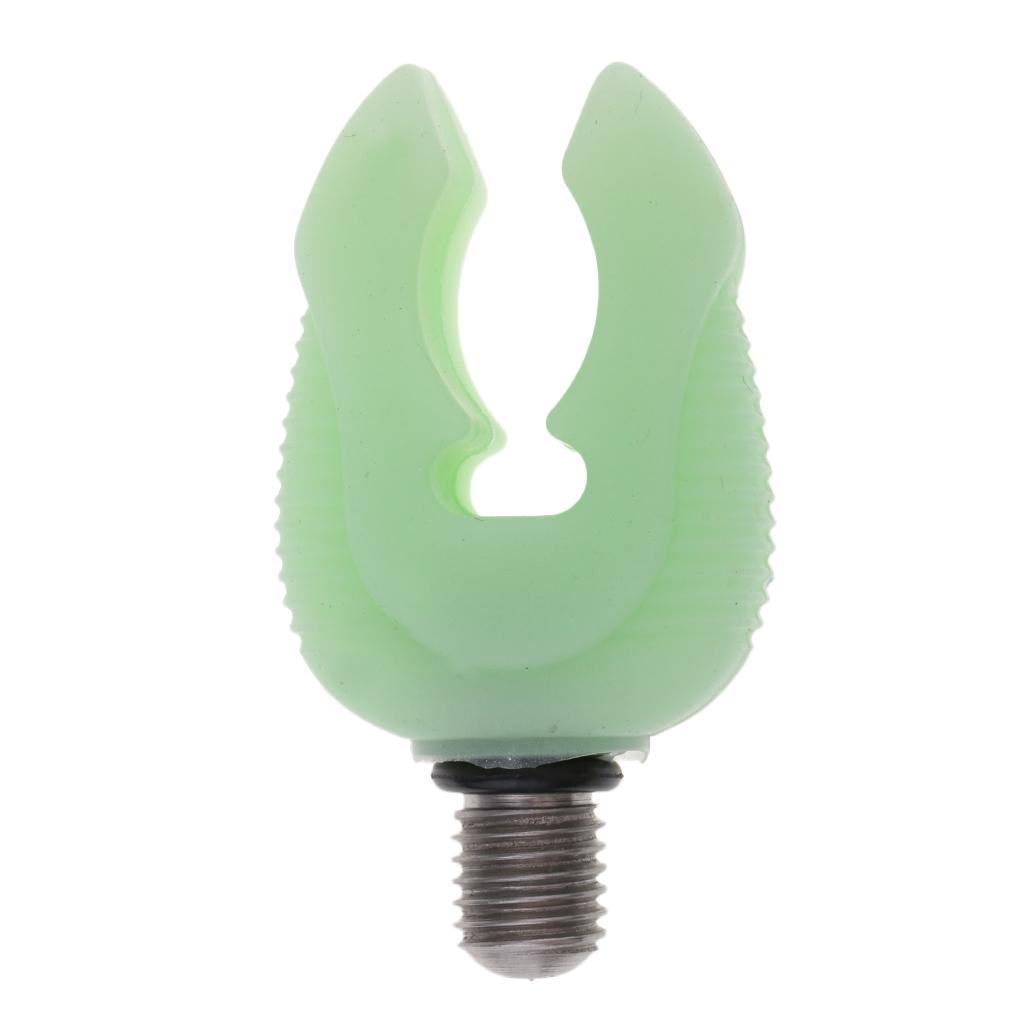 Deluxe Rod Rest Stand Holder Mount Butt Grips Luminous Fishing Rod Rest Head