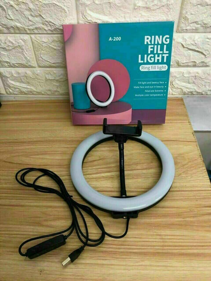 Đèn Led tròn LiveStream 20 CM - Trang điểm - Chụp ảnh - Xăm nghệ thuật - Siêu sáng - Có nút chỉnh 3 chế độ sáng