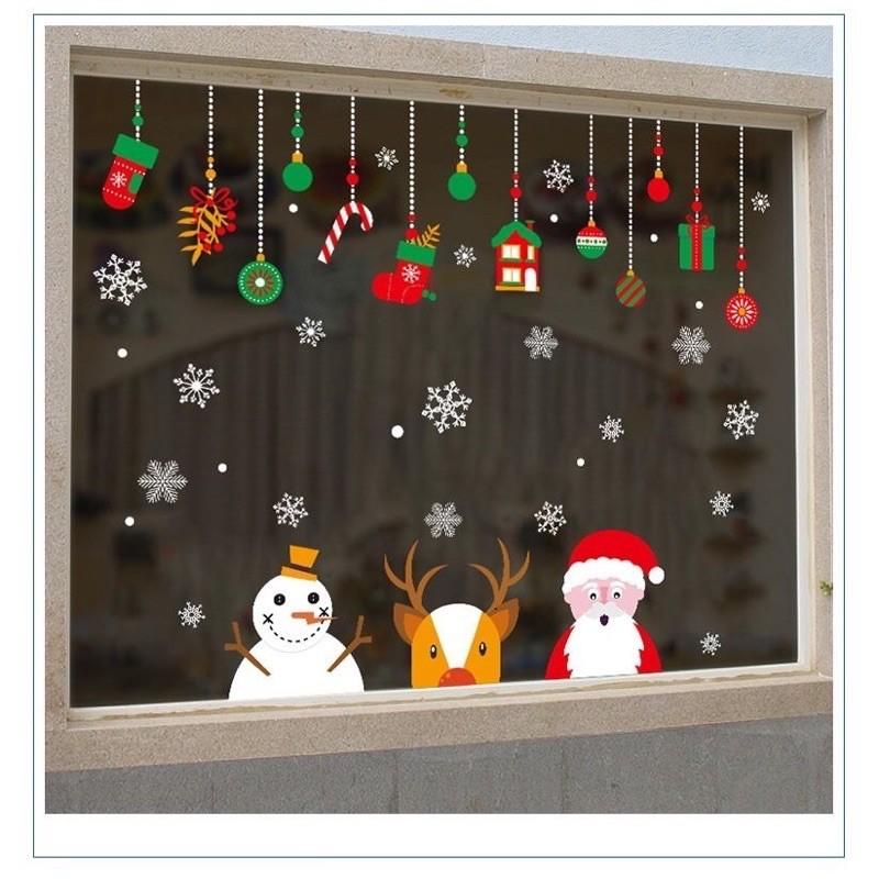 Decal trang trí tường Noel - Mẫu giáng sinh đáng yêu