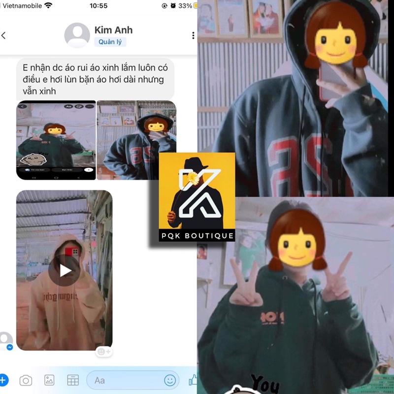 Áo Khoác Nỉ Zip Kéo Dáng To 426