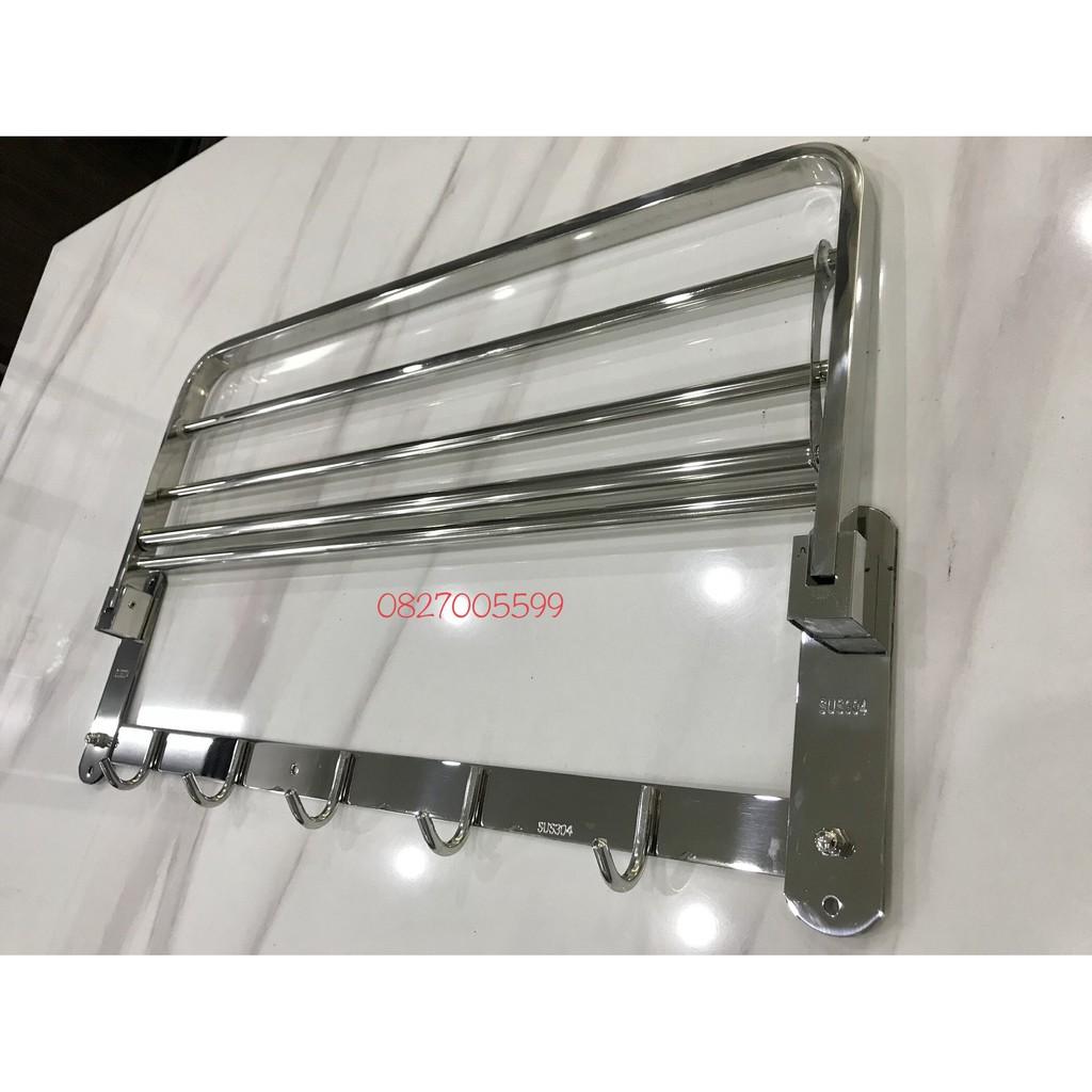 Giá treo khăn đa năng phòng tắm cao cấp Inox 304