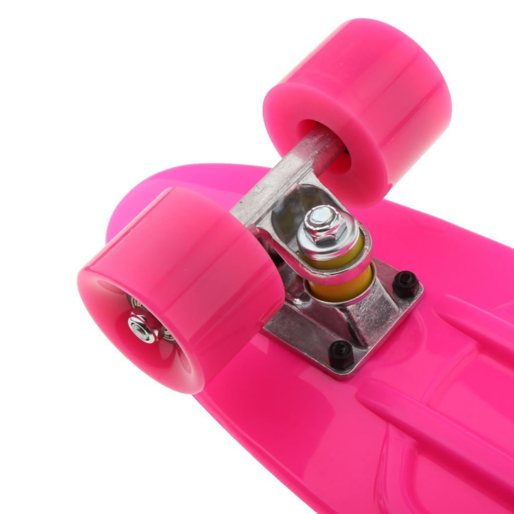 22" Skateboard Longboard Cruiser Skate Deck for Kids Outdoor Trick