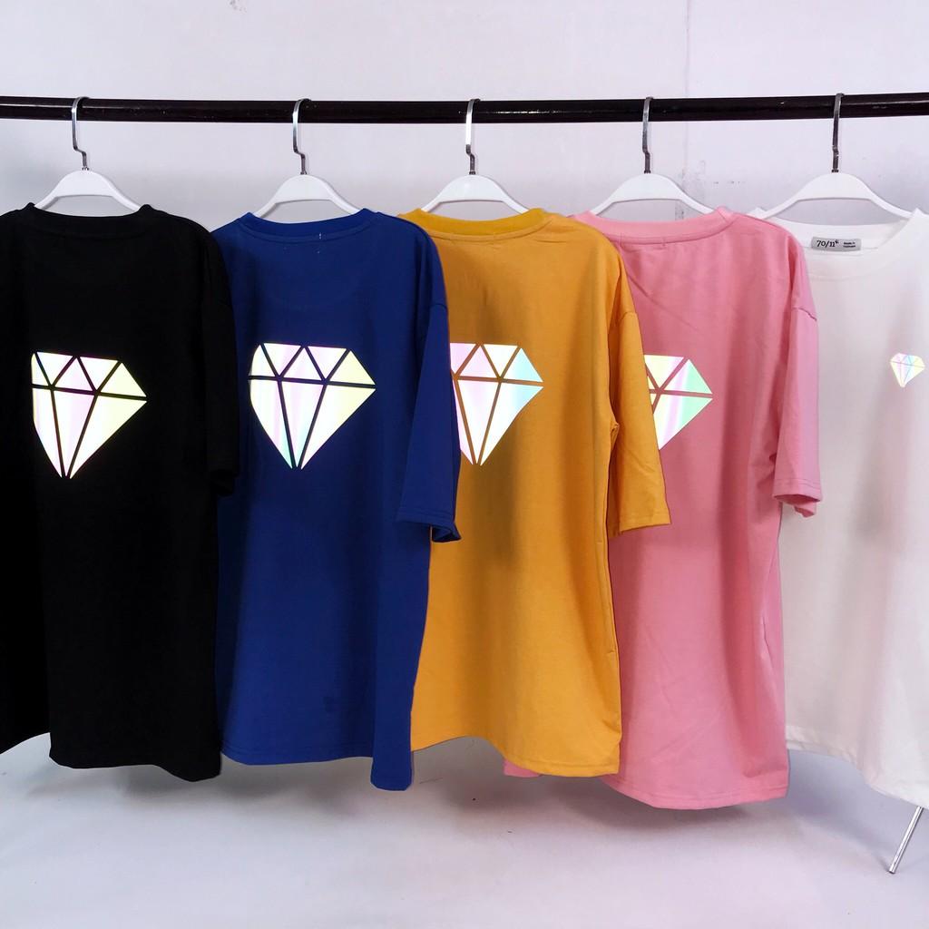 Áo thun phản quang Unisex - Kim cương