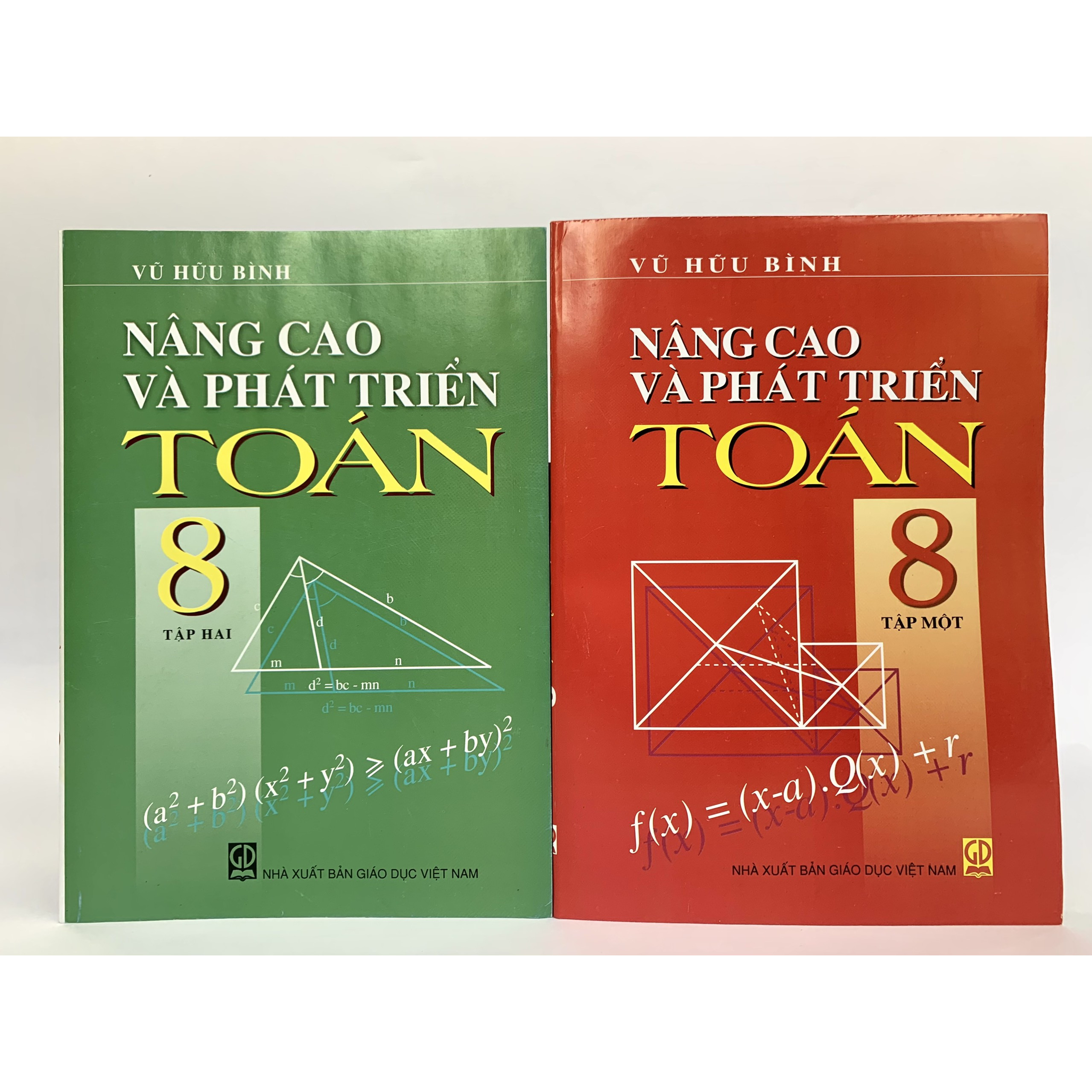 Bộ 2 cuốn sách Nâng cao và phát triển Toán 8 (tập 1+2 )