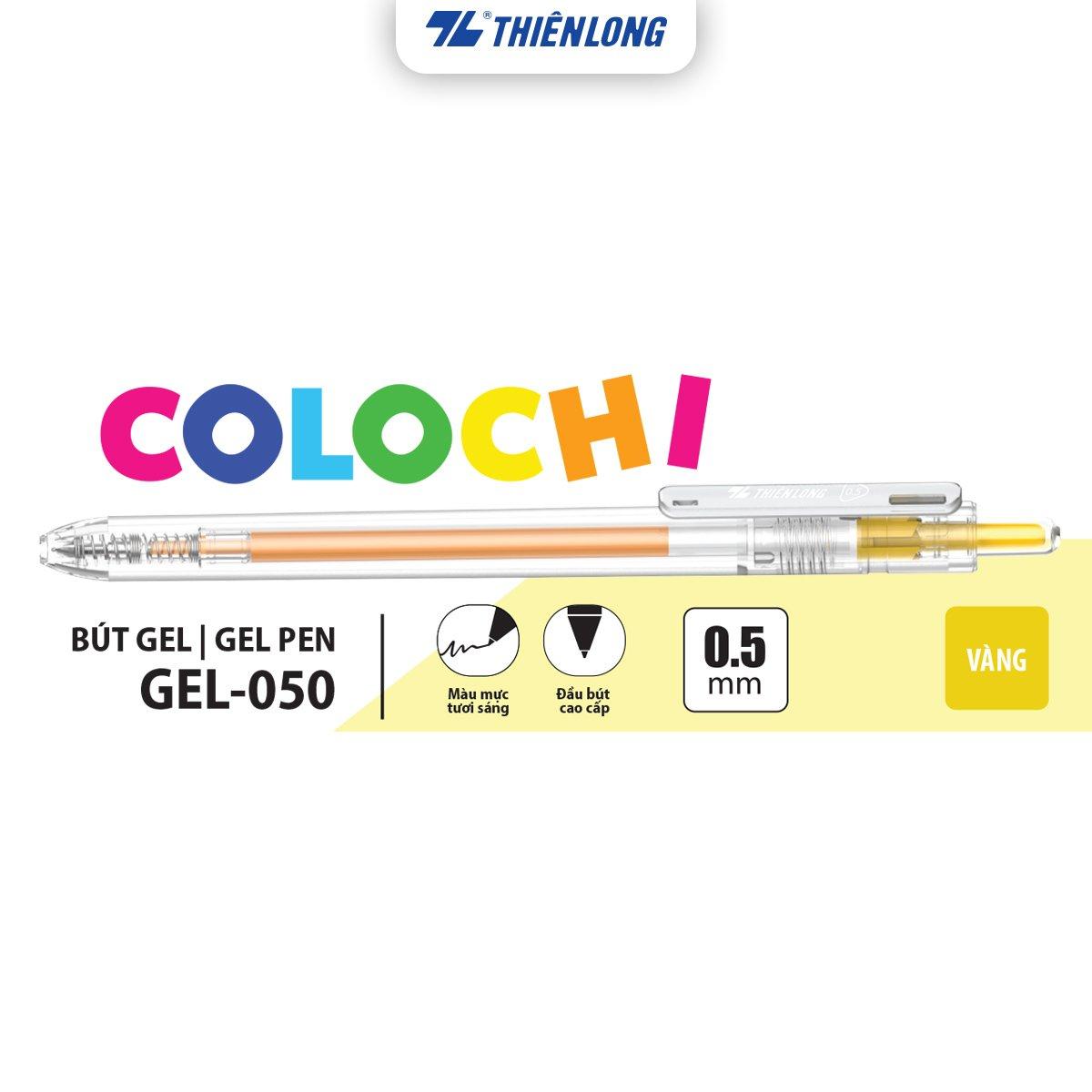 Combo 5/10/20 Bút gel Colochi Thiên Long Gel-050