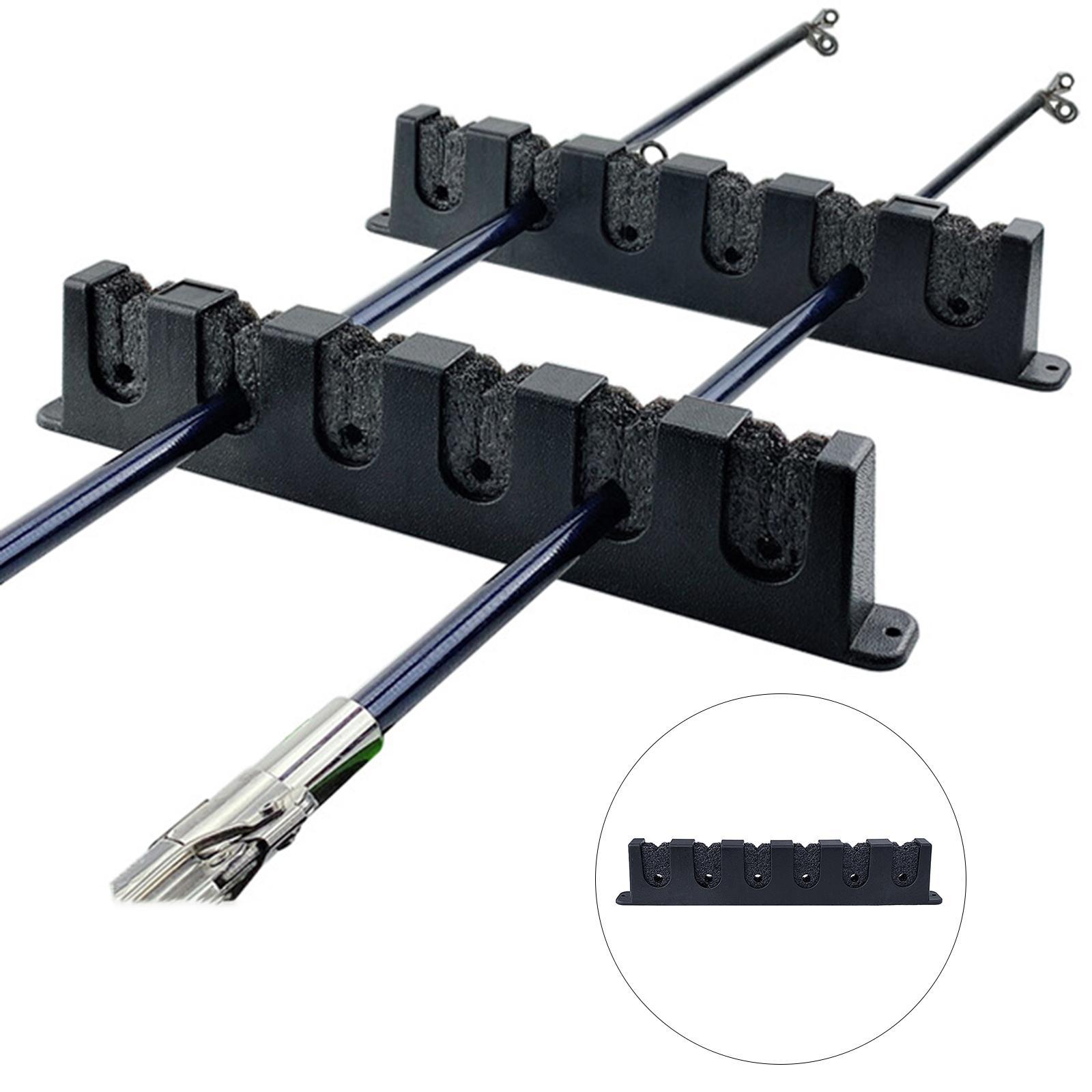 Fishing Rod Holder Easy Installation Wall Mount Pole Storage Rack for Fishing