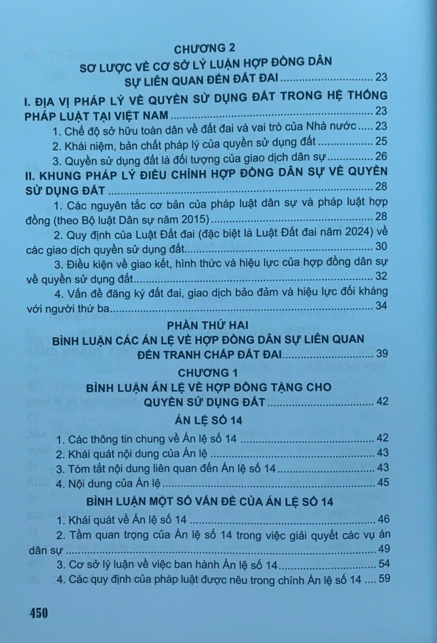 Bình luận các án lệ tranh chấp về đất đai – Góc nhìn từ thực tiễn xét xử của Thẩm phán (tập 1 và 2)