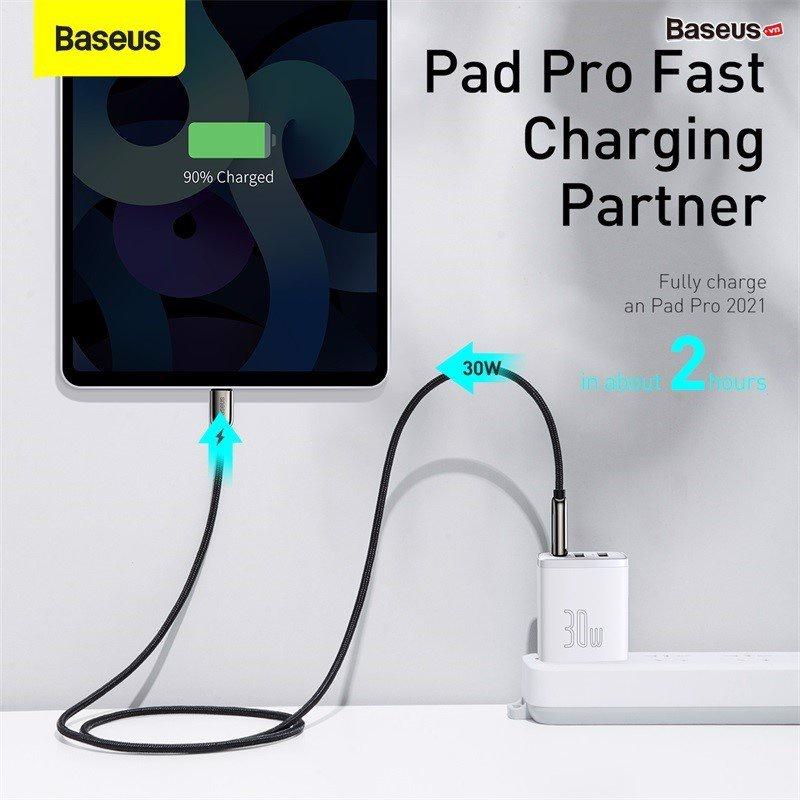 Hình ảnh Cốc sạc nhanh siêu nhỏ gọn Baseus Compact Quick Charger 30W Hàng Chính Hãng