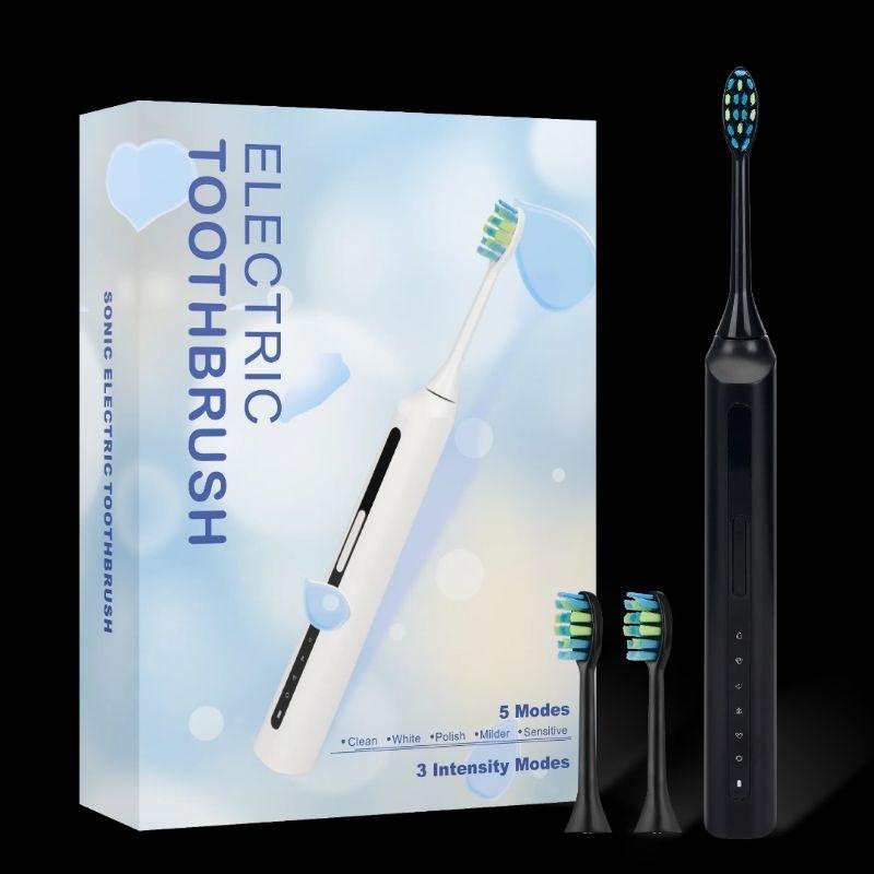 Bàn chải điện TEKKIN TI-863 5 chế độ tặng hộp đựng cá tính đánh cực mạnh  - hàng chính hãng