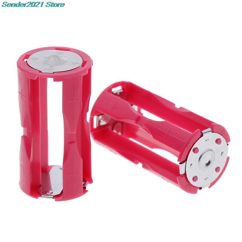 1 cái 4 AAA đến C Kích Thước Pin Song Song Chuyển Đổi Bộ Chuyển Đổi Giá Đỡ Trường Hợp Hộp Chuyển Đổi