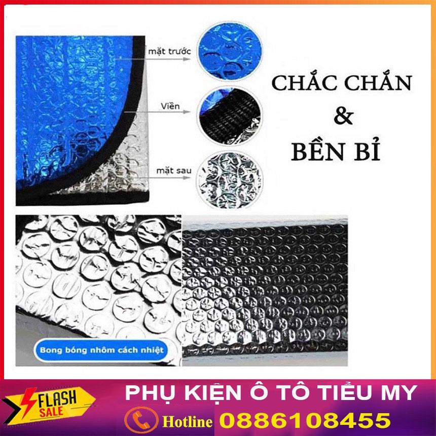 Bộ 6 tấm che nắng cửa kính ô tô - tấm chắn nắng xe hơi - tấm xốp tráng bạc 2 mặt cách nhiệt cực cao