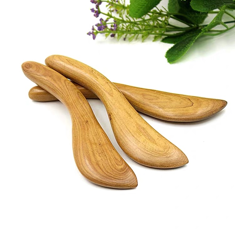Combo 2 Dụng Cụ Cạo Gió Mát xa - ấn huyệt bằng Gỗ Bách Xanh hình chữ S ️ Giúp lưu thông khí huyết, giảm căng thẳng, mệt mỏi