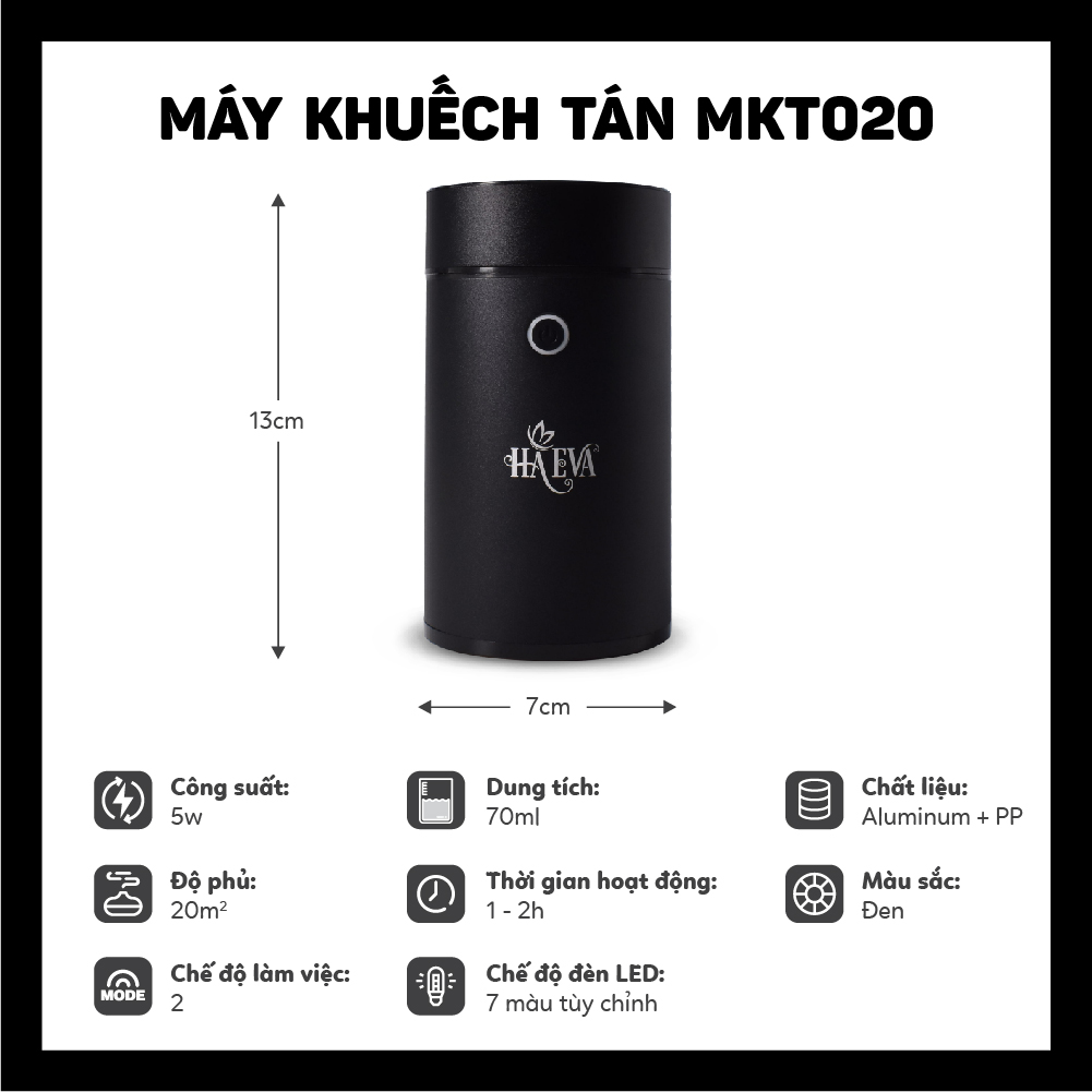 Máy Khuếch Tán Tinh Dầu MKT-020 Xông cho xe hơi,