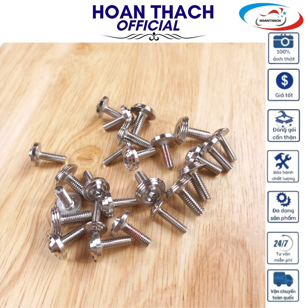 Bộ Ốc Áo Mẫu Thái Inox 304 cho xe máy Winner ( 25 con ), HOANTHACH SP017378