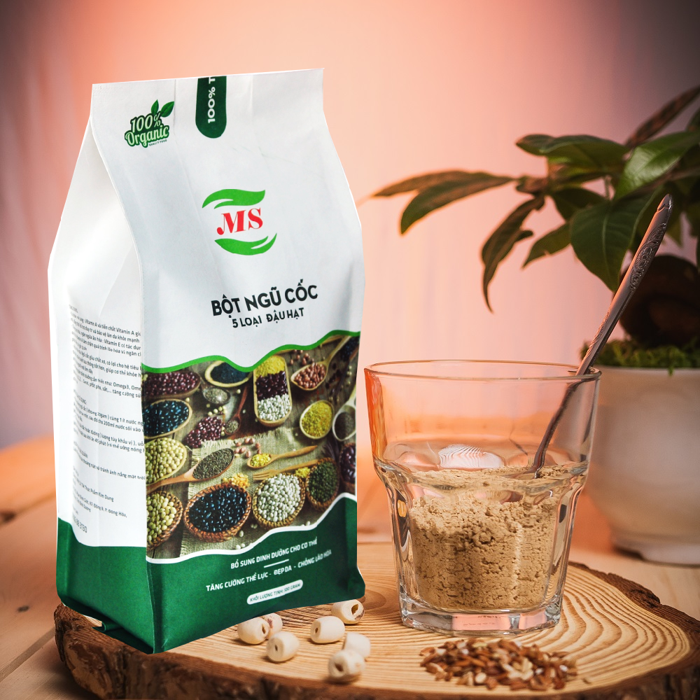 Bột ngũ cốc dinh dưỡng cao cấp 05 loại đậu & hạt - MS -