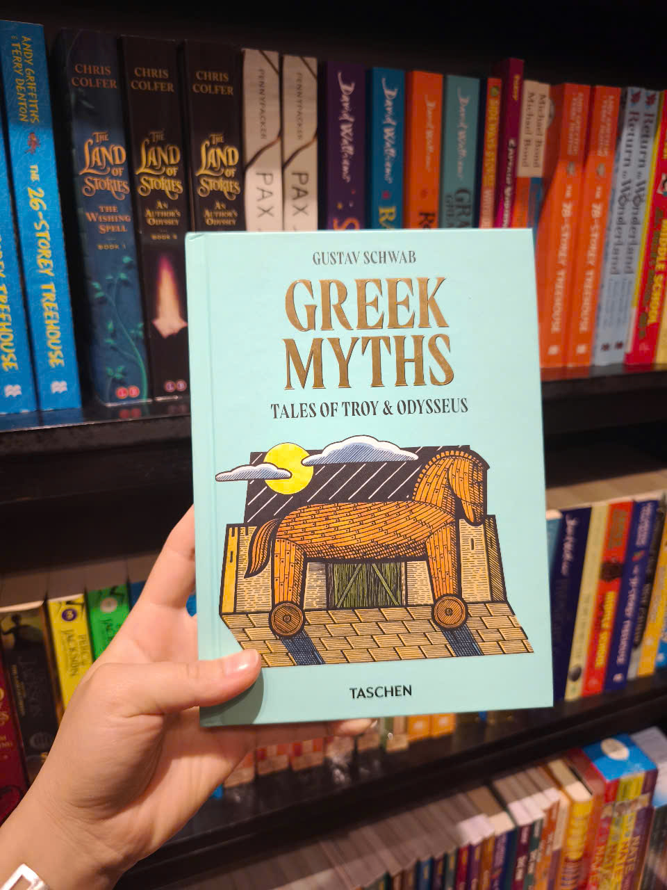 Sách - Greek Myths: Tales of Troy &amp; Odysseus by Gustav Schwab - Sách thiếu nhi bằng tiếng anh