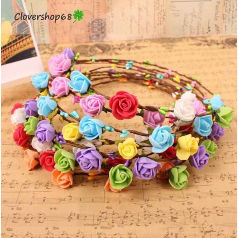 Vòng Hoa Đội Đầu Chụp Ảnh Kỷ Yếu (6 bông)