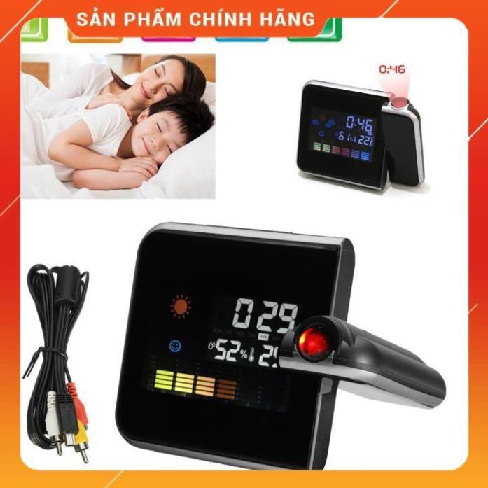 Đồng hồ báo thức kỹ thuật số với màu sắc màn hình đèn led chiếu đồng hồ bàn 206749