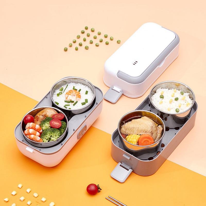Hộp đựng cơm cắm điện 2 tầng 4 ngăn cao cấp
