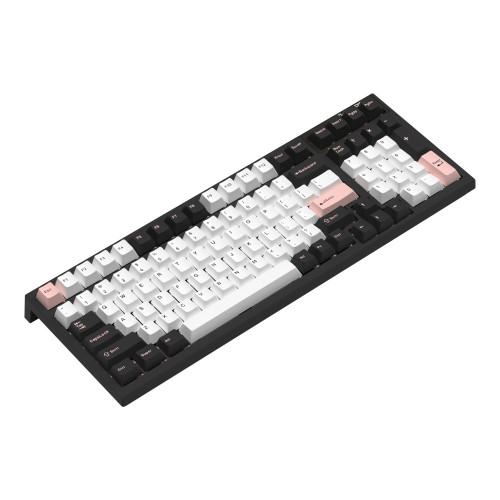 Bàn phím cơ FL-Esports FL100CPM Sakura Pink/White Olivia/Marsmallow - Hàng chính hãng