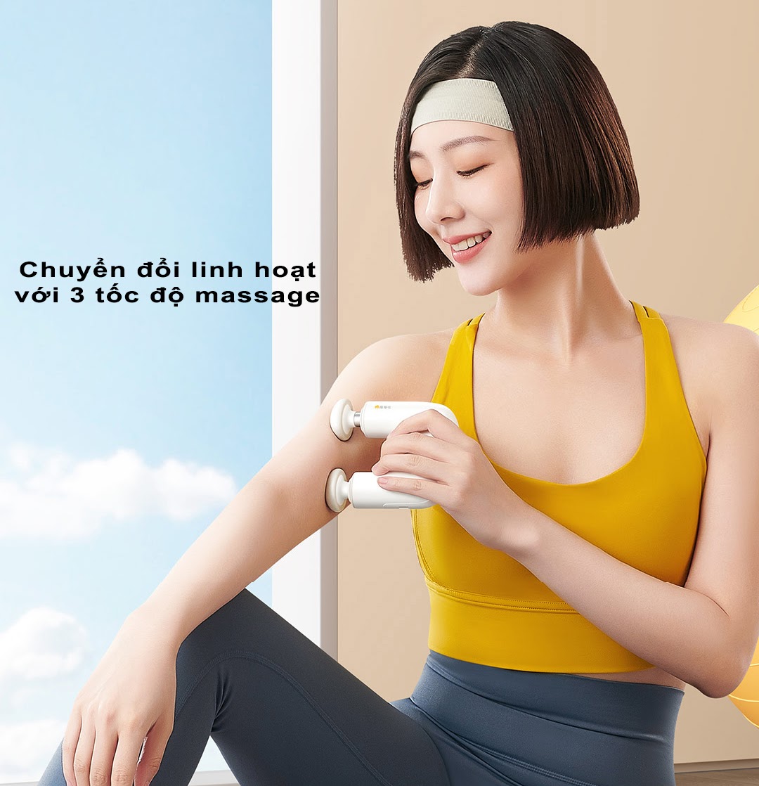 Máy Massage Cầm Tay Đa Năng XIAOMI Momoda SX301, 3 Chế Độ Khác Nhau - Hàng Chính Hãng