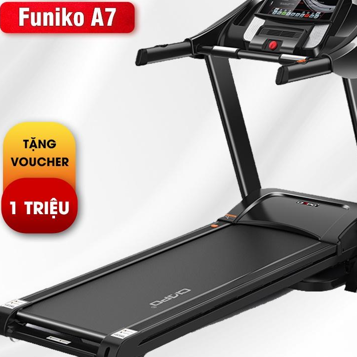 Máy chạy bộ,máy chạy bộ tại nhà Funiko A7 có máy rung đai massage giảm mỡ bụng gấp gọn tiết kiệm điện năng
