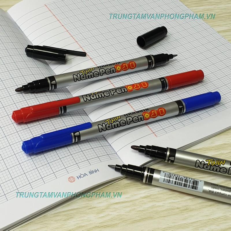 Bút lông dầu nhỏ Monamin Twin Name Pen