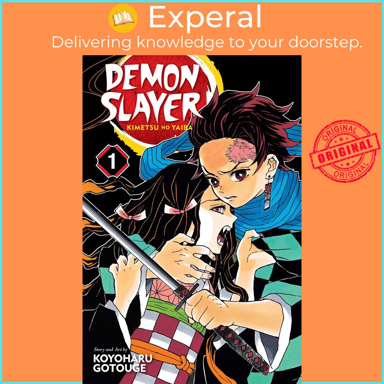 Sách - Demon Slayer: Kimetsu no Yaiba, Vol. 1 by Koyoharu Gotouge (UK edition, paperback)