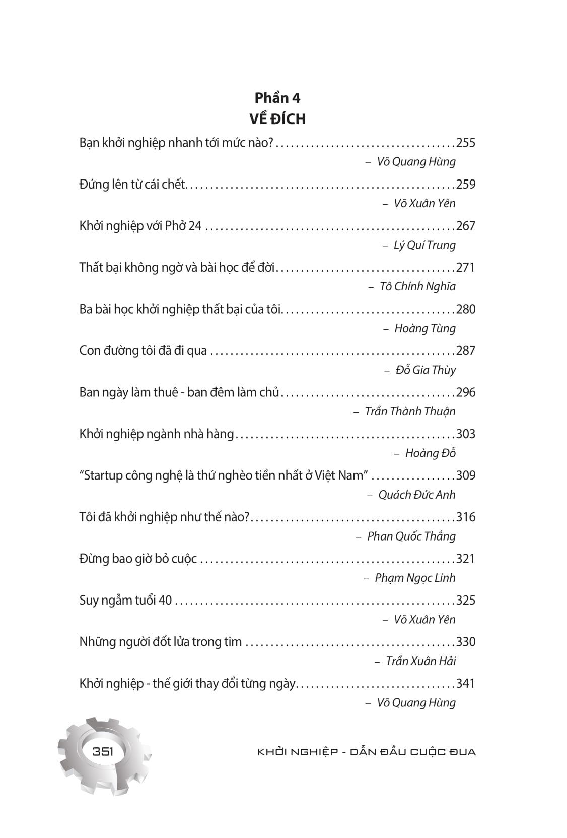 Khởi Nghiệp - Dẫn Đầu Cuộc Đua