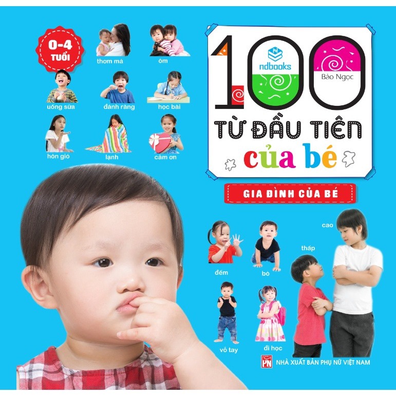 Sách - Combo 3 cuốn 100 từ đầu tiên của bé (Bìa mềm) - ndbooks