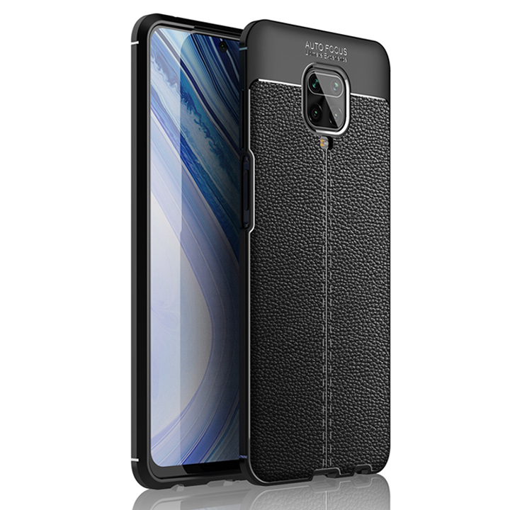 Ốp lưng cho Xiaomi Redmi Note 9S - Redmi Note 9 Pro Giả da chống sốc Auto Focus