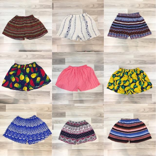 Combo 8 quần đùi lanh thời trang