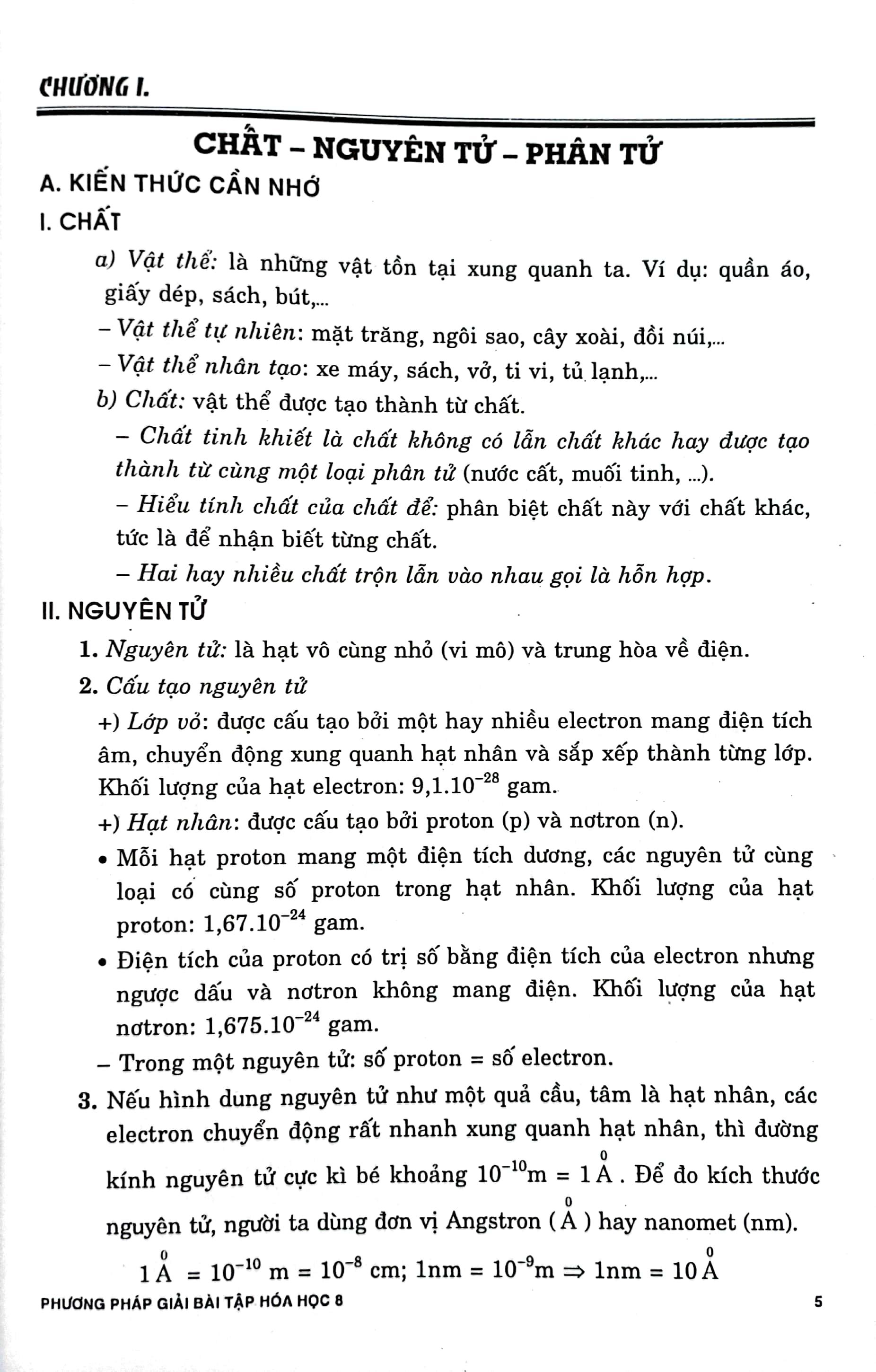 Phương Pháp Giải Bài Tập Hoá Học 8