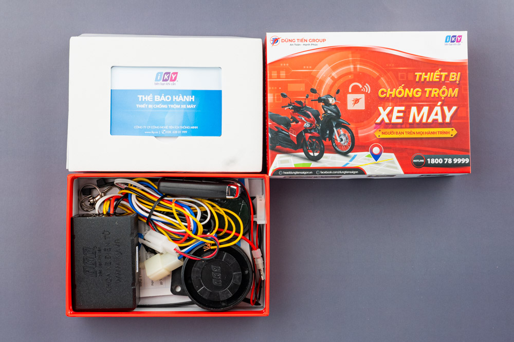 Khóa Chống Trộm Remote iKY Found -  Thiết Bị Chống Trộm Và Tìm Xe