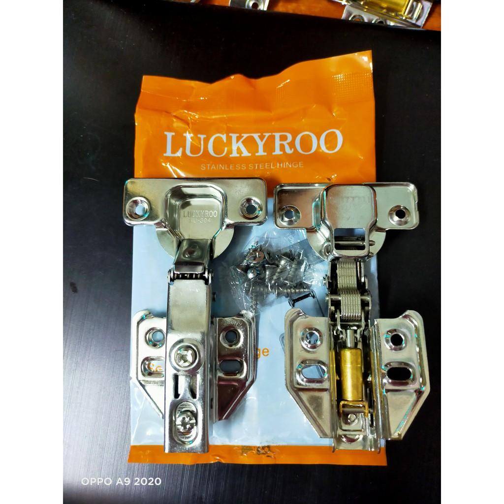 Bản lề Inox 304 giảm chấn - LuckyRoo