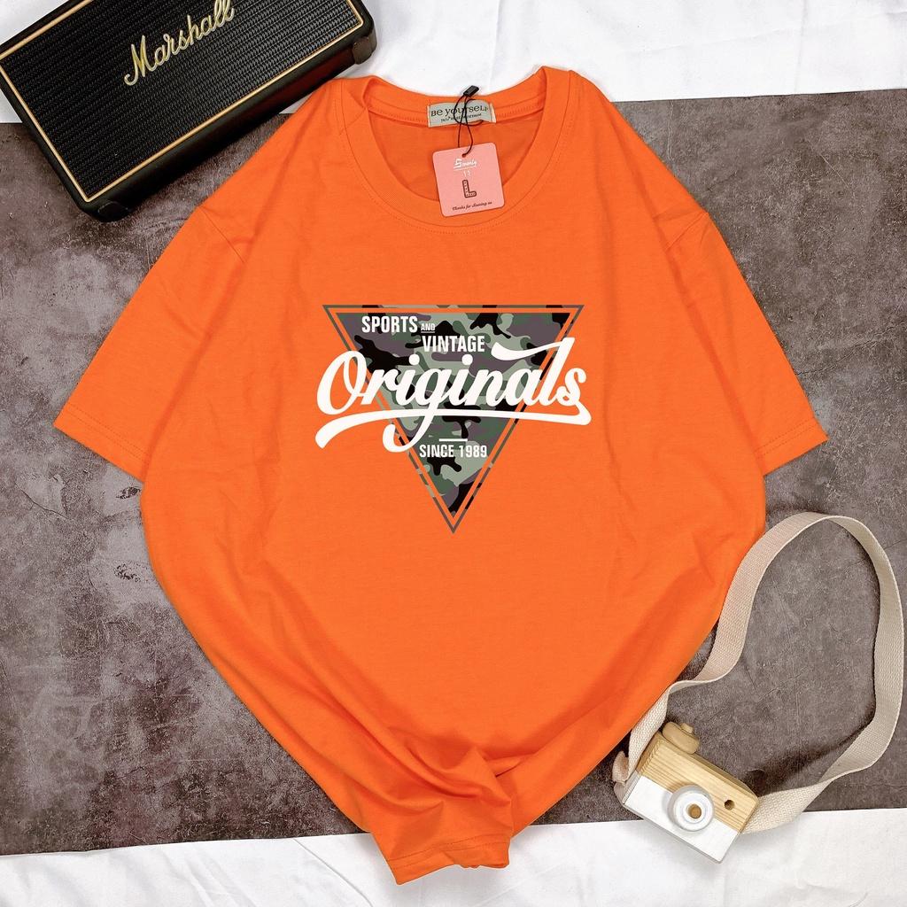 Áo thun tay ngắn unisex nam nữ size M L XL - TAM GIÁC ORIGINAL
