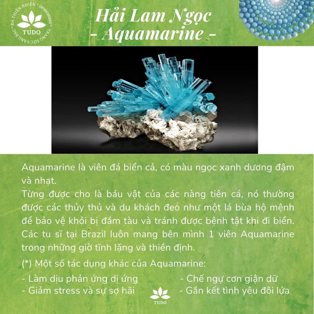 Vòng Tay Nữ Đẹp - Vòng Phong Thủy Mệnh Thủy Mộc B129K720 VCBAQUA Charm Bạc Eiffel, Vương Miện