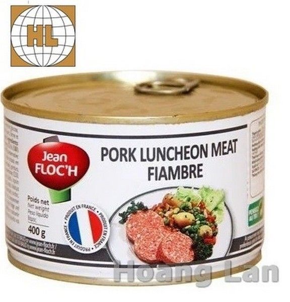 Pate thịt heo Luncheon Meat Jean Floch 400g - Pháp