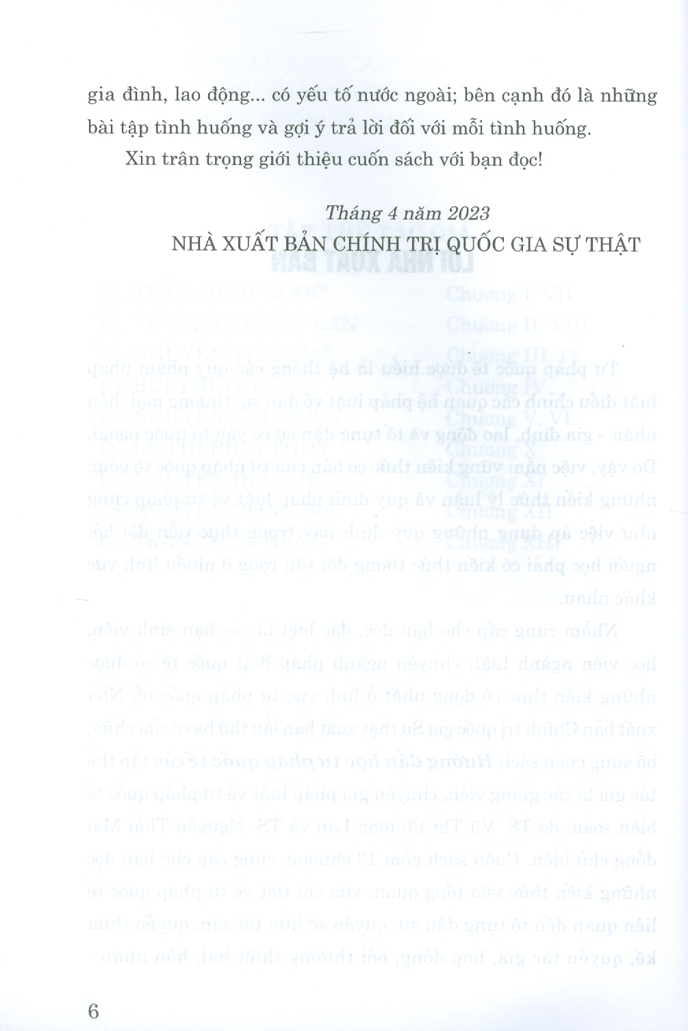 Hướng dẫn học Tư pháp quốc tế (xuất bản lần thứ 3, có sửa chữa bổ sung) - bản in 2023