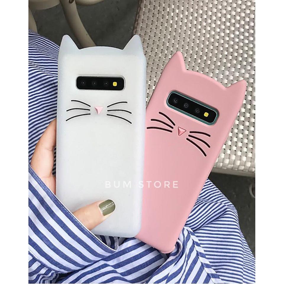 Ốp silicon dẻo mèo Cho Dòng Samsung Galaxy S10+ / S10 / S8+ / NOTE 8 / NOTE 9 / S9+