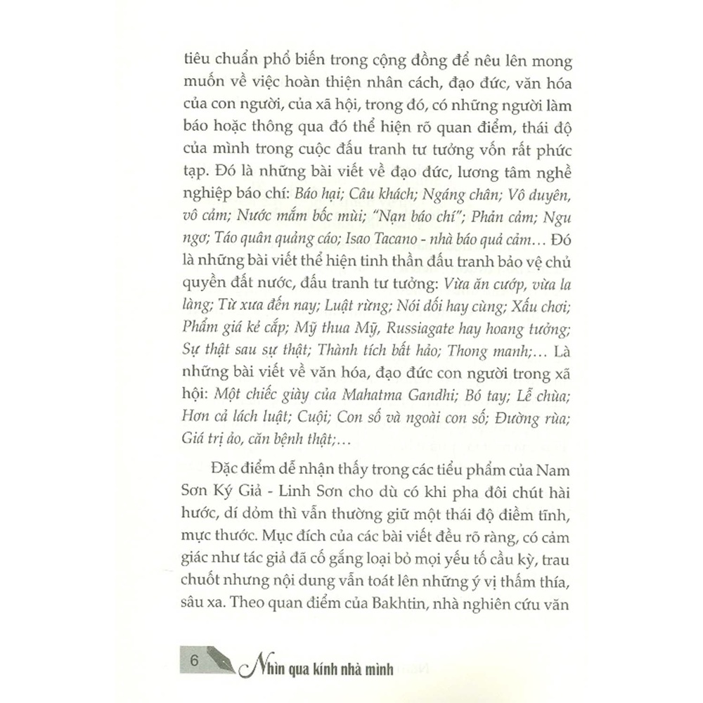 Sách - Nhìn Qua Kính Nhà Mình