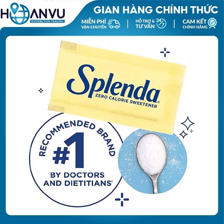 Đường ăn kiêng Splenda Zero Calorie - date 05.2025